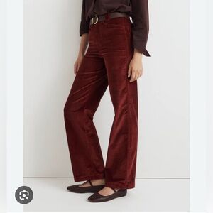 Madewell Emmet Wide Leg Corduroy Pants